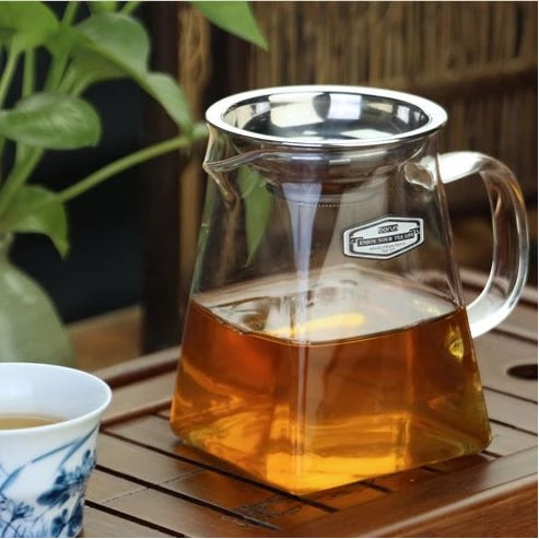 théière en verre sans filtre longue