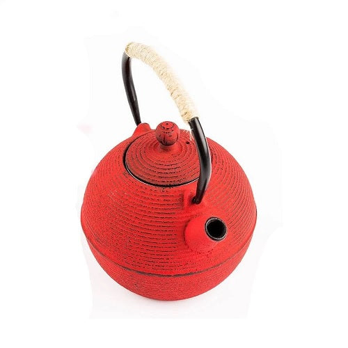tetsubin rouge vu de haut