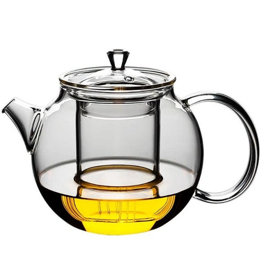 Théière en Verre avec Infuseur Amovible