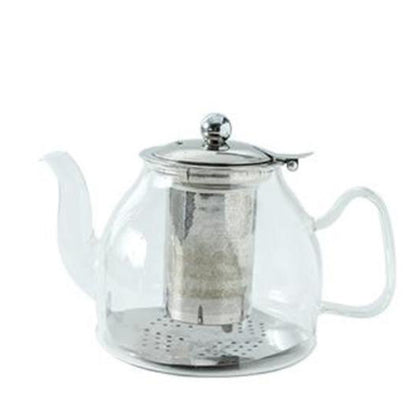 theiere verre et metal
