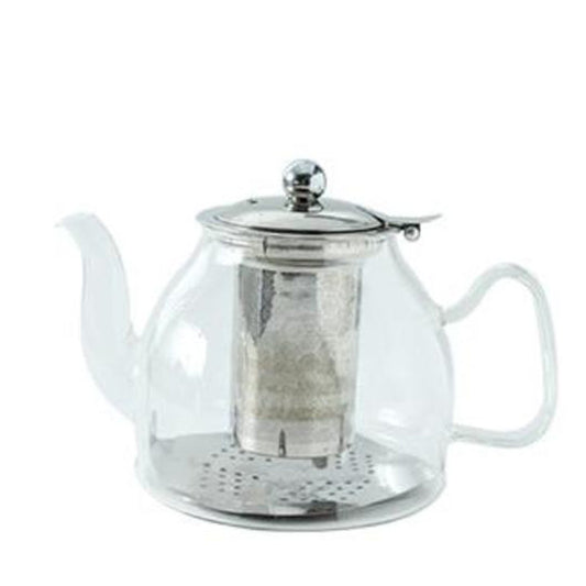 theiere verre et metal